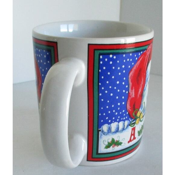 Sakura Holiday Merry Christmas Coffee Tea Hot Cocoa Mug 1996 - Picture 3 of 6